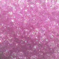 200 6mm Acrylic Faceted Violet AB